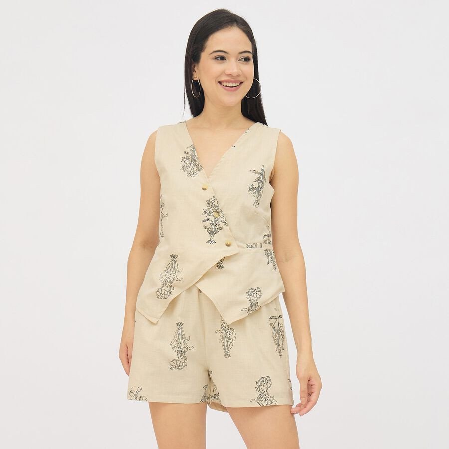 Beige Short Ladies' Co-ord set
